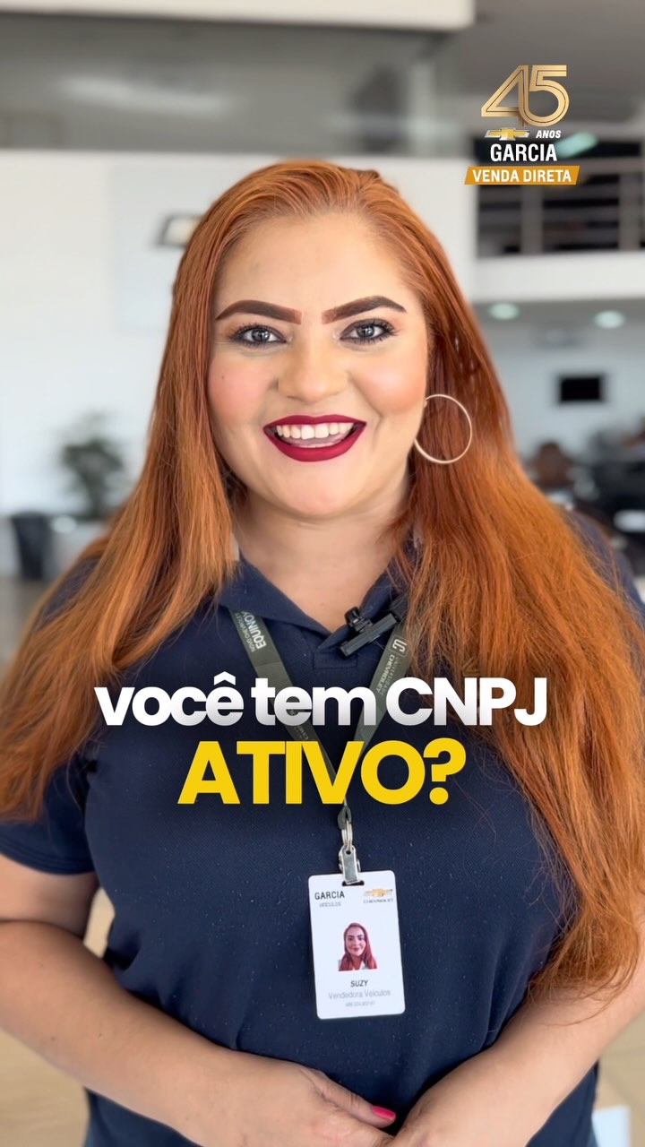 Vendedora perguntando se o cliente tem CNPJ ativo